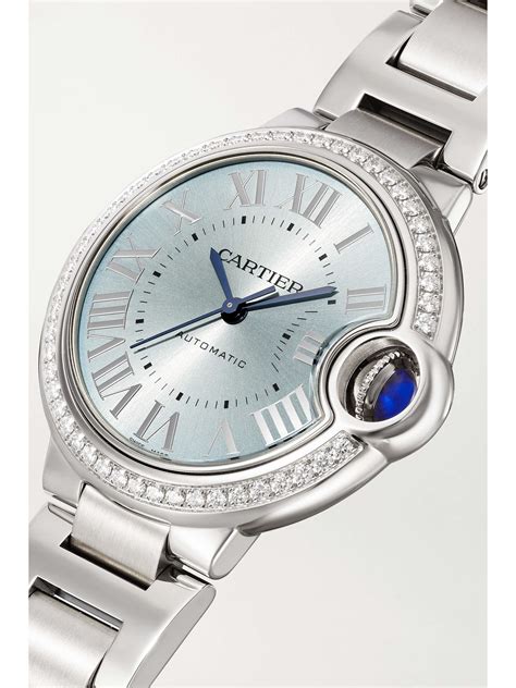 cartier watch ballon bleu diamond